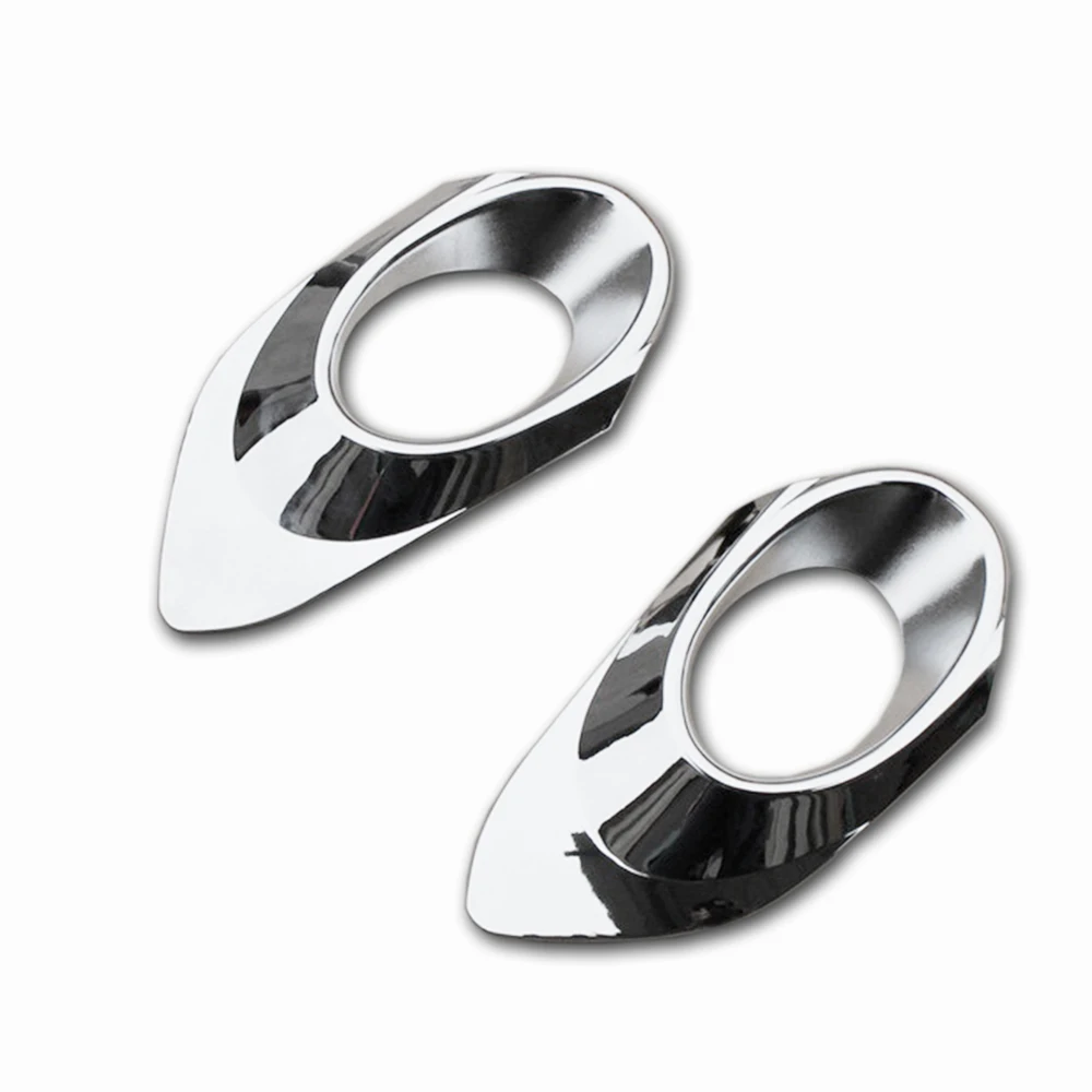 Fit For Volkswagen VW Jetta MK6 2012 2013 2014 ABS Chrome Trim Front Fog Lamp Cover For Jetta MK6 Auto Accessories 2Pcs Per Set