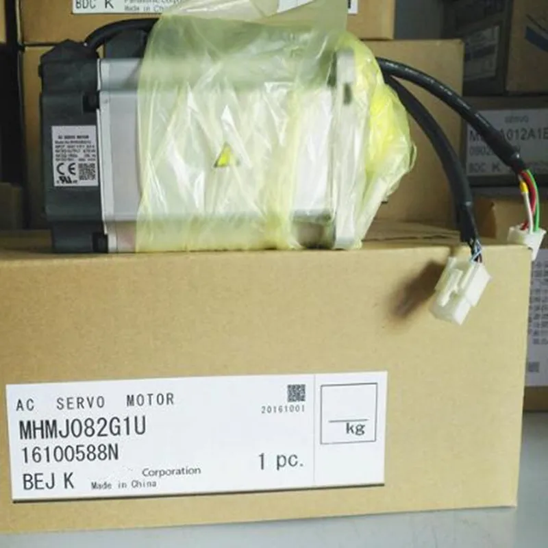 BRAND NEW ORIGINAL AC SERVO MOTOR MHMJ082G1U + MCDKT3520E SERVO DRIVER