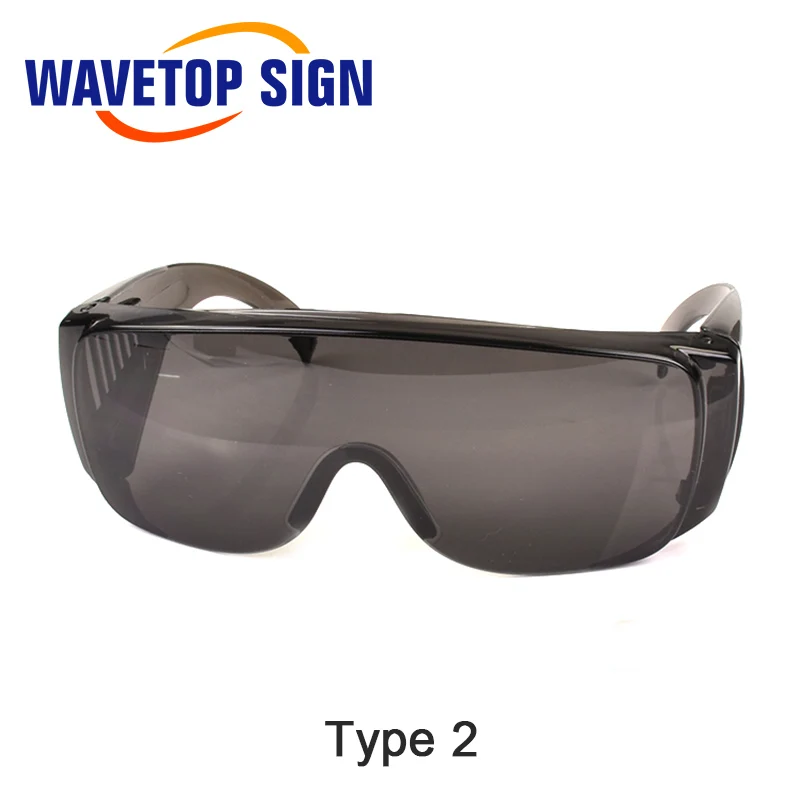 WaveTopSign TCO2 Series 10600nm เลเซอร์ความปลอดภัย Goggles Shield สำหรับ CO2 ตัดเลเซอร์แกะสลักเครื่อง
