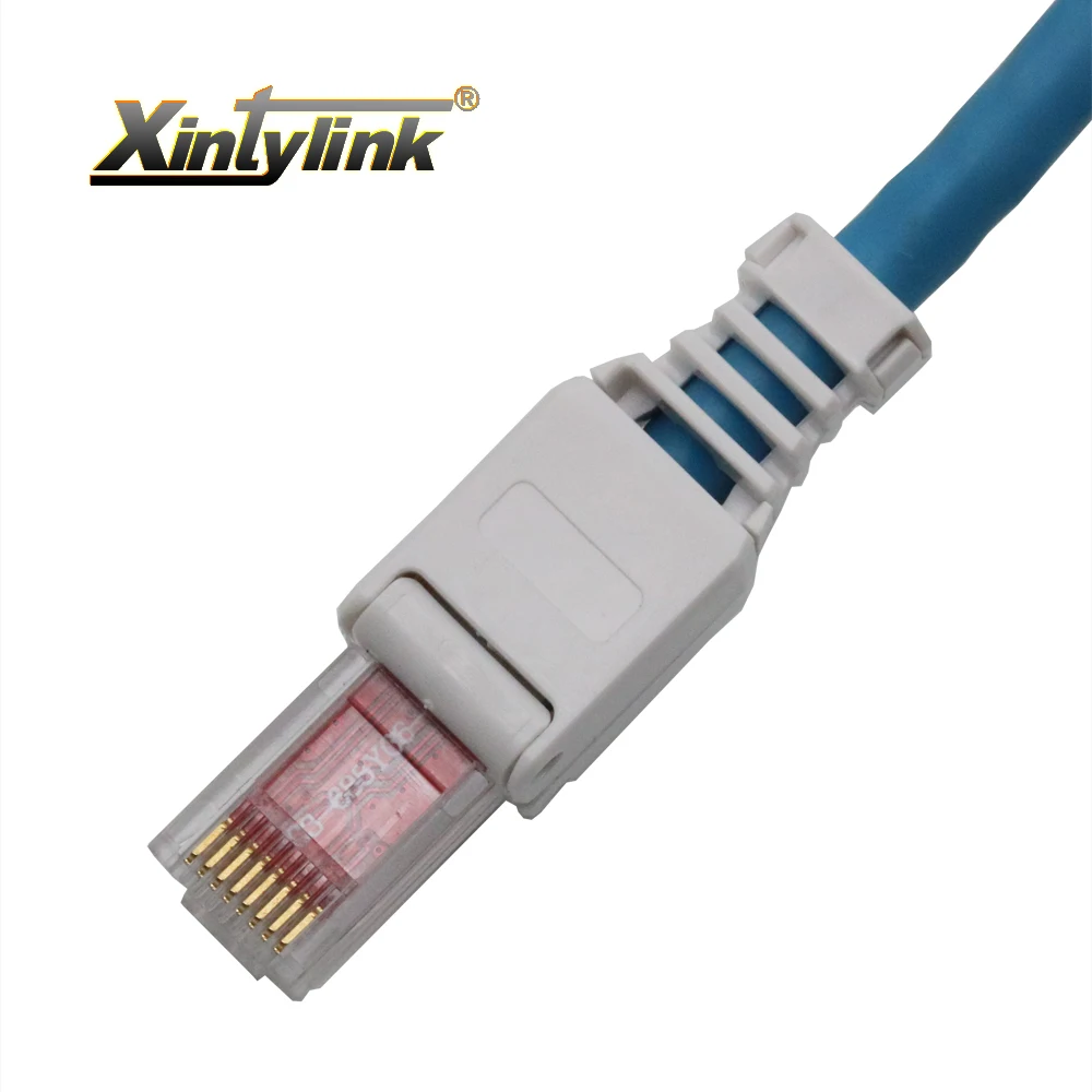 

xintylink toolless rj45 ethernet cable connector cat6 plug cat5 cat5e network rj 45 lan conector cat 6 utp jack modular keystone