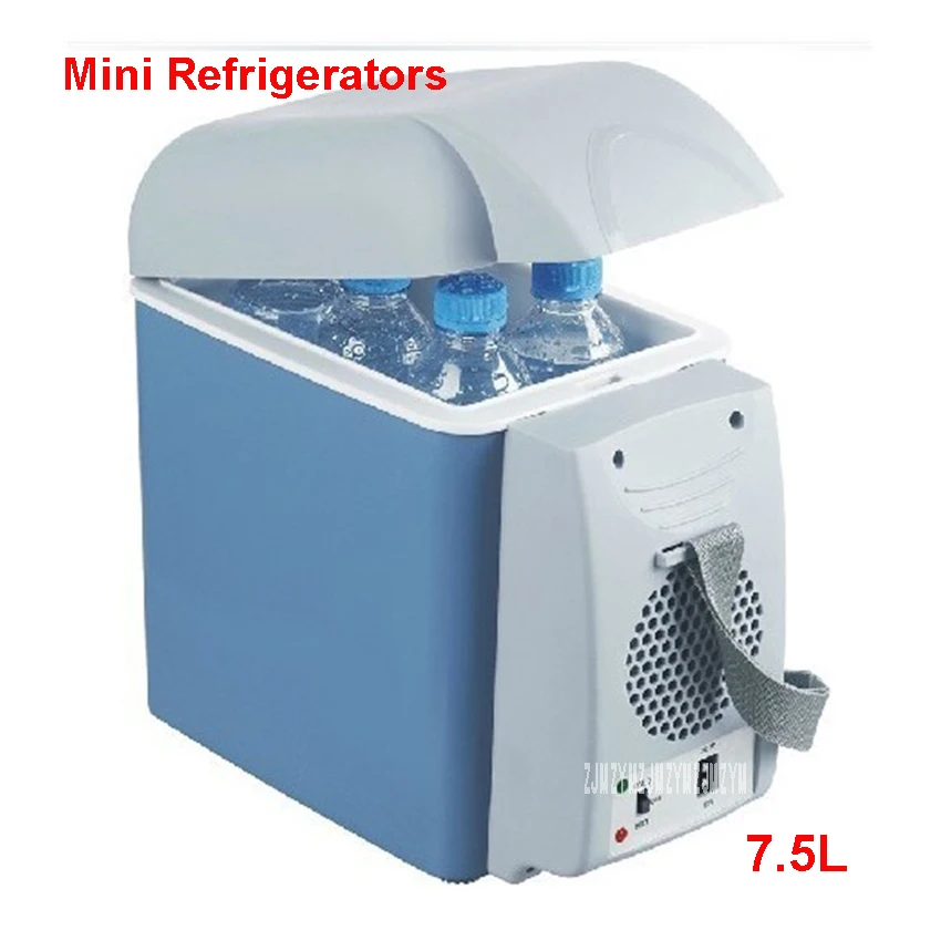 

Portable Refrigerators 12V 7.5L Auto Mini Fridge Auto Travel Hold Cool Food Refrigerator ABS Multi-Function Cooler Freezer Home