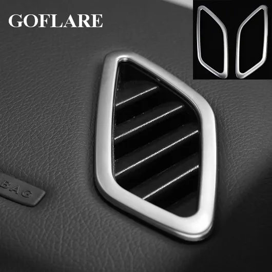 Interior Chrome For Mercedes Benz CLA GLA GLC C Class W117 C117 W176 X156 W204 Air Condition Vent Outlet Cover Trim Accessories