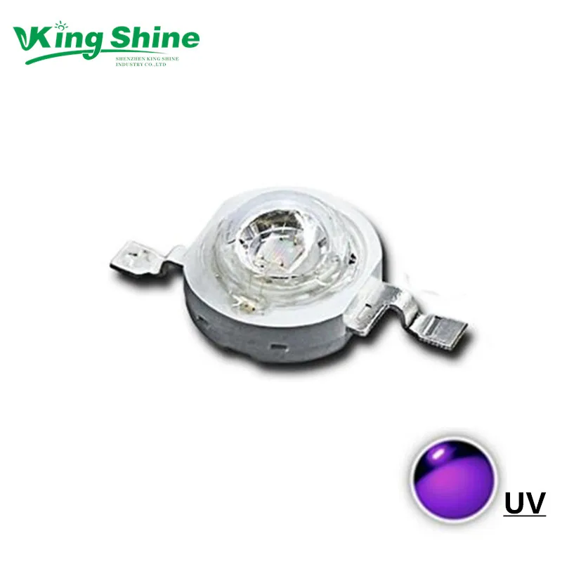 10PCS high power 5W 1400mA UV led chip 395-400nm for Curing, ink drying. original Taiwan Epileds Chips 50000 hours life-spon