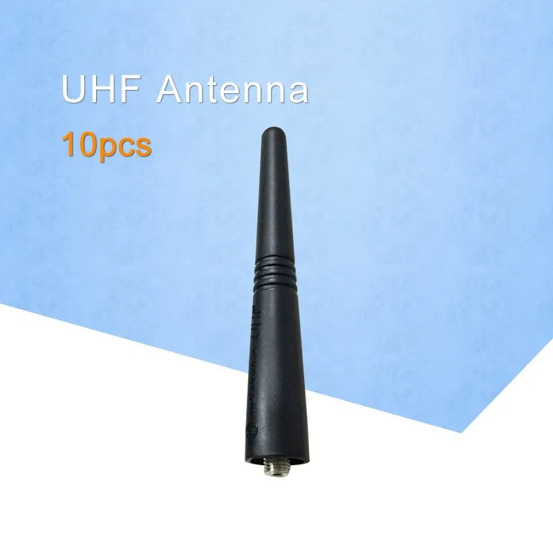 

Generic 10 X UHF Stubby Antenna for Motorola Radio HT1250 GP300 CP200 GP328 EP450 PR400