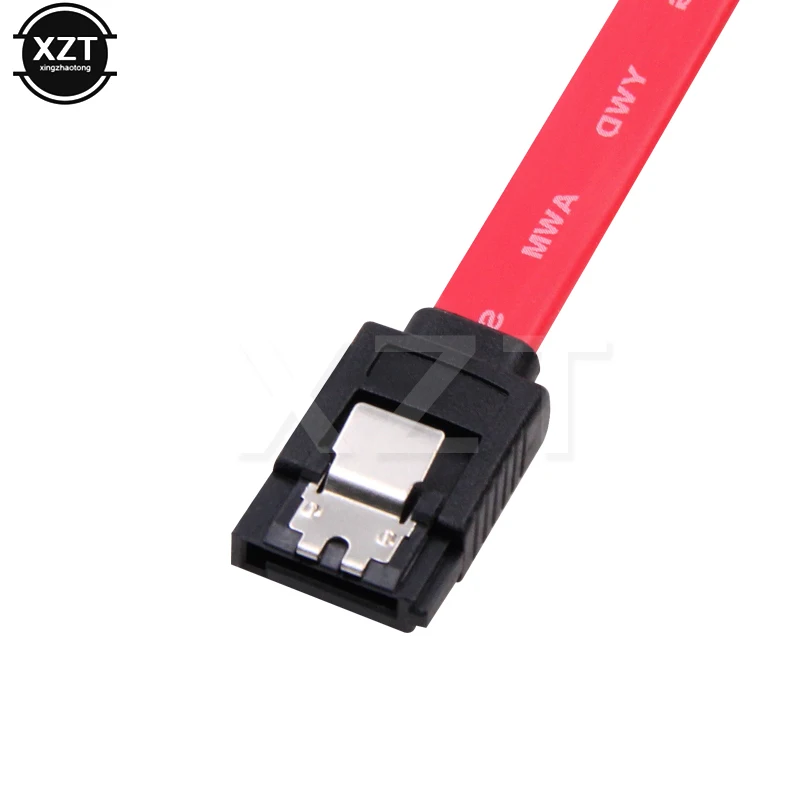 Right Angle SATA Cable Serial ATA Data Lead Locking Latching S-RA 0.5m RD SATA data 7pin to 7pin Adapter Cord Straight to Right