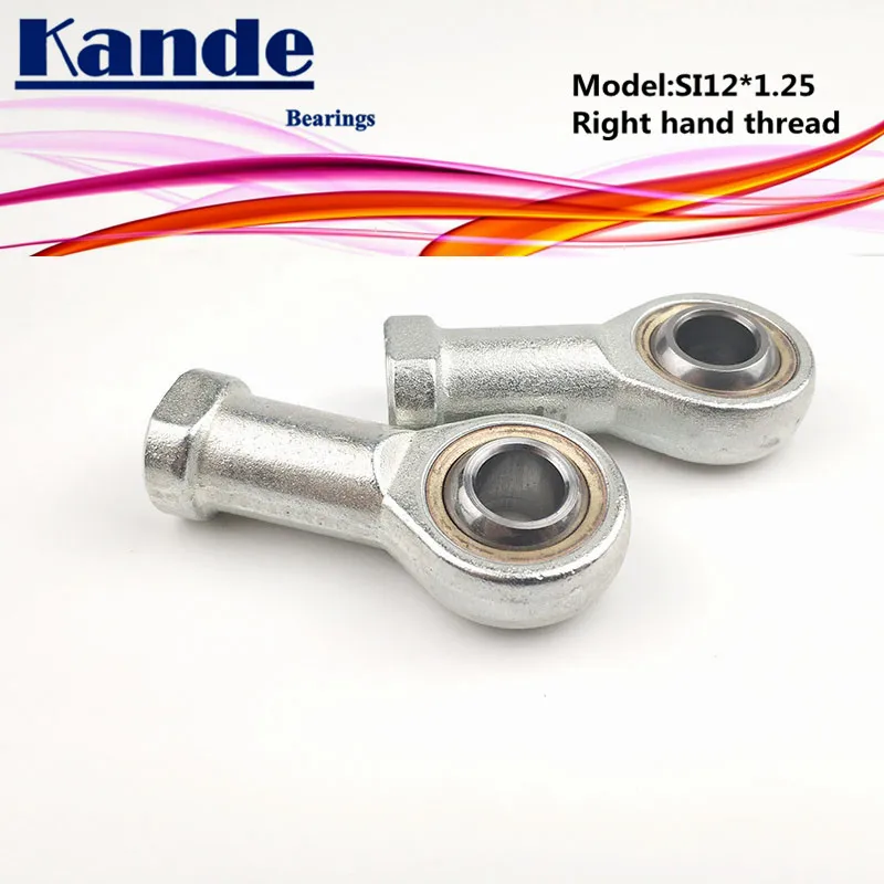 

Kande Bearings 4pcs The fine thread SI12 M12x1.25 SI12 M12x1.25 The fine thread SI12T/Kx1.25 Right hand thread SI12* 1.25