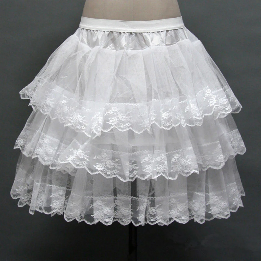 2018 New Petticoat 3 Layers Short Petticoat Flower Girl Dress Crinoline for Wedding Little Girls/Kids/Children Underskirt