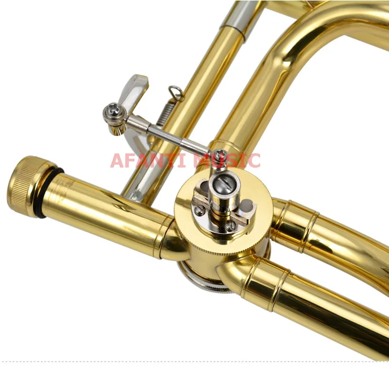 Afanti Music Bb tone / Yellow Brass / Gold finish Trombone (ATB-102)