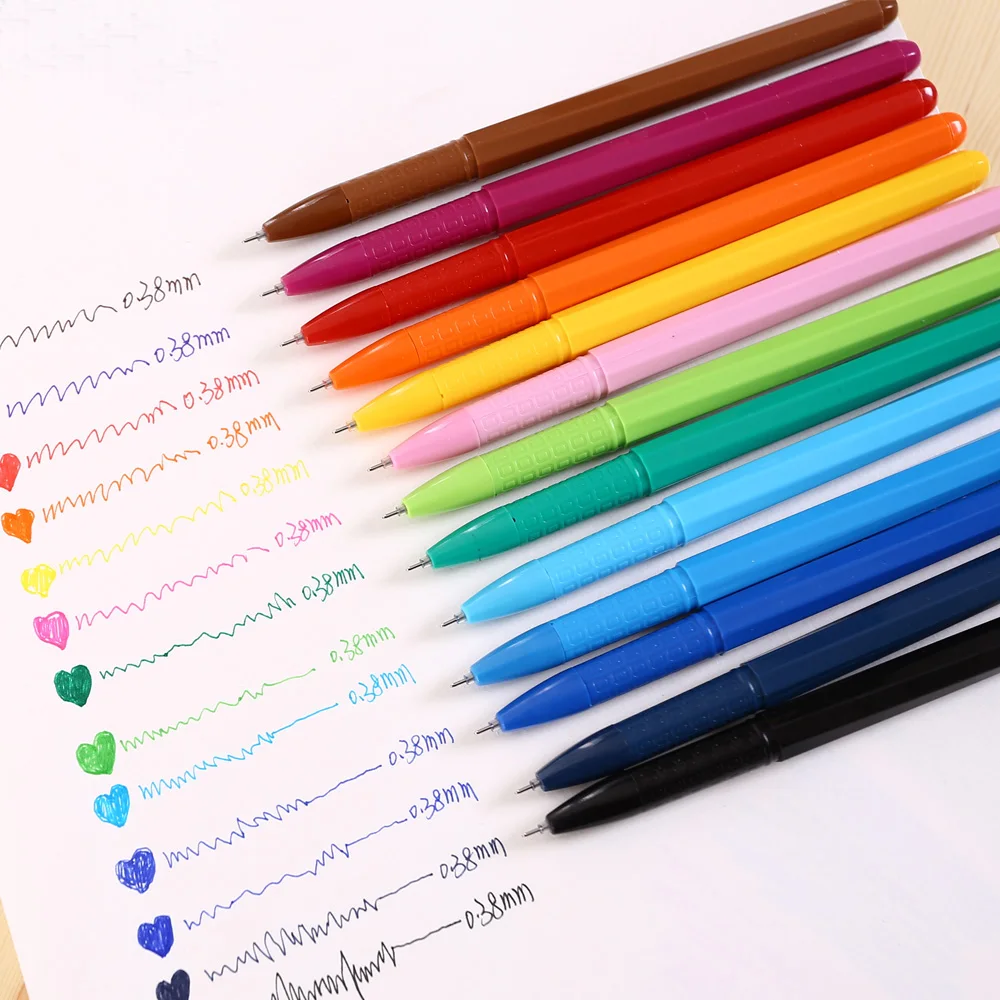 M&G AGP62403 RollerBall pen Gel ink pen 0.38mm 13 Colors available Office and school stationery wholesale