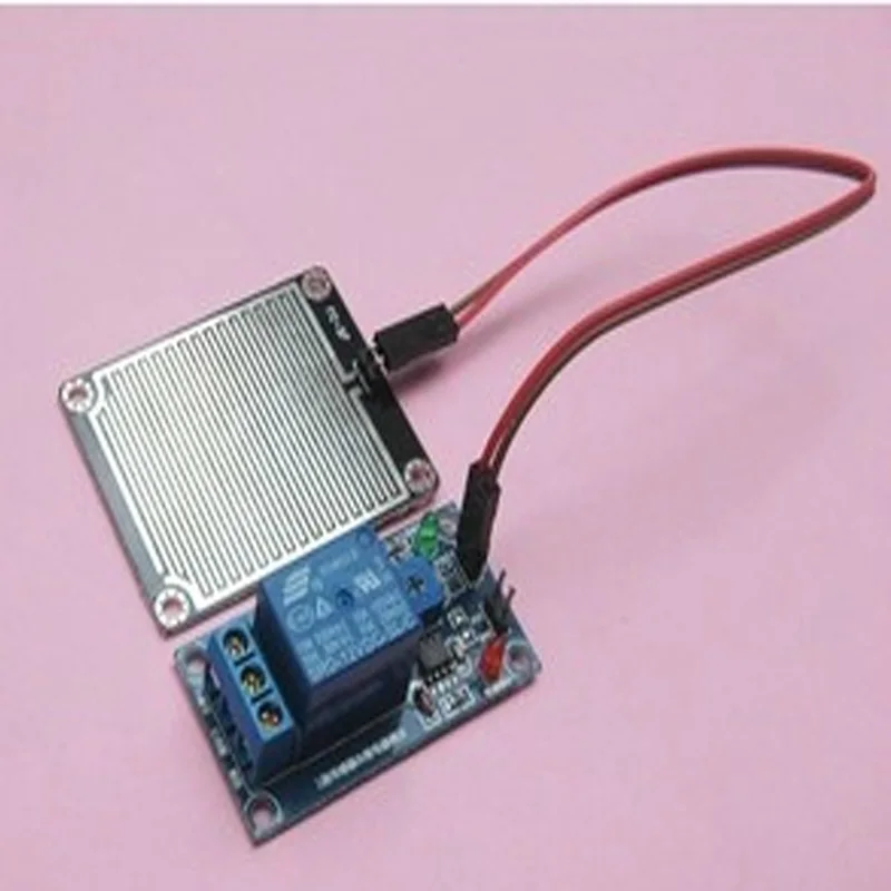 5V raindrop controller module with relay, foliage humidity, waterless switch on