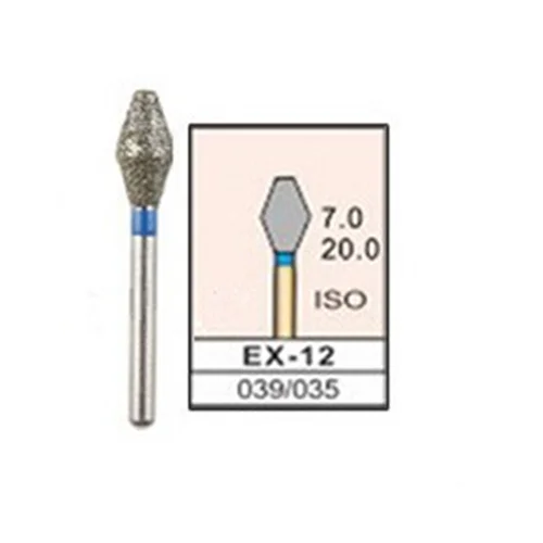 100 قطعة/مجموعة أزيز ماس الأسنان FG EX series EX-11, EX-12, EX-20, EX-21, EX-21EF, EX-21F