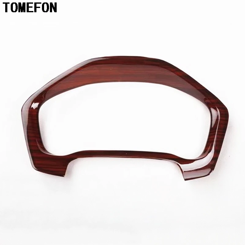 TOMEFON Carbon Fiber For Honda Vezel 2015 2016 2017 Car ABS Wood Paint Dashboard Decoration Frame Auto Interior Accessories