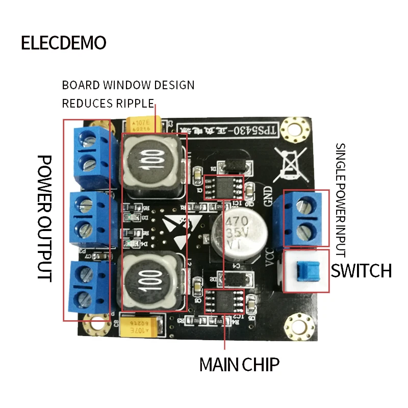 Module d'alimentation, régulateur de commutation 24V vers positif et négatif, carte d'alimentation simple vers double alimentation, tp5430