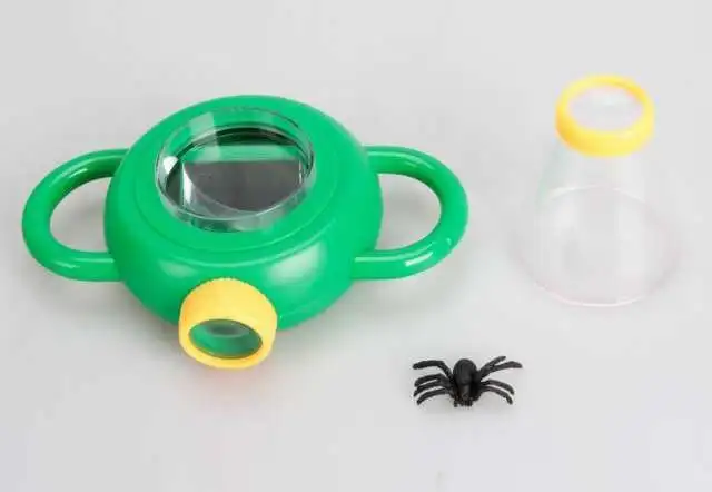 Magnifying glass small animal biological insect monitor box children science exploration play teaching aids experimental utensil