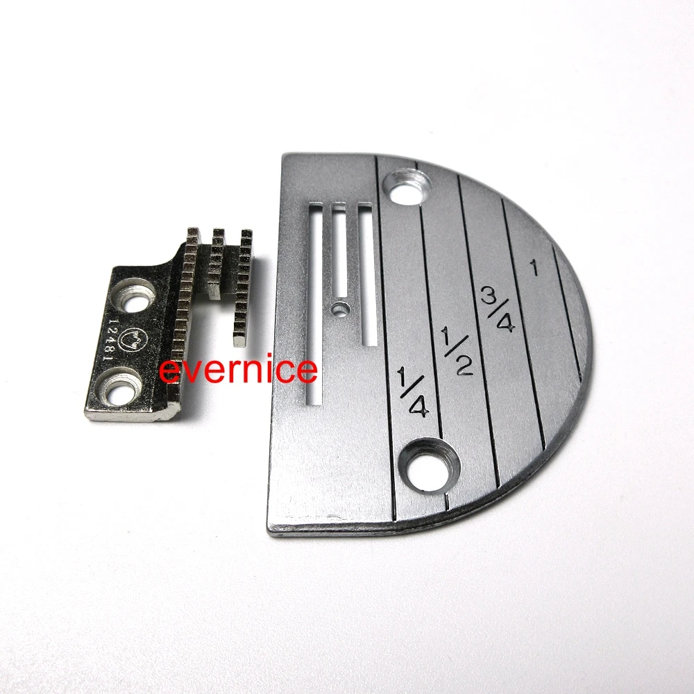 Feed Dog + Needle Plate For Consew 30 Brother Db745 Juki Ddl-227, Ddl-555 5550N