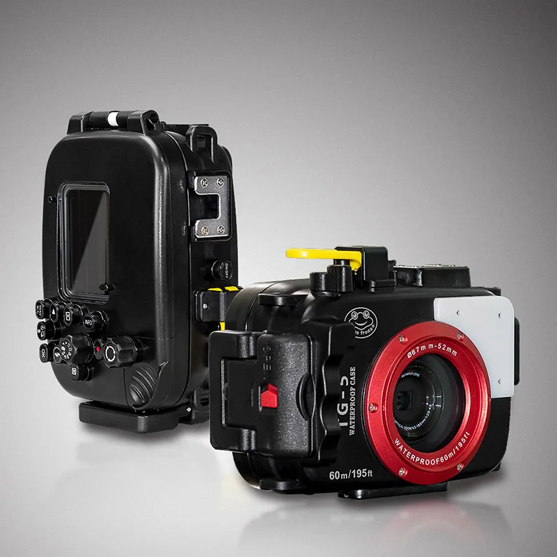 Seafrogs 195FT/60M Waterproof Underwater Housing Camera Diving
