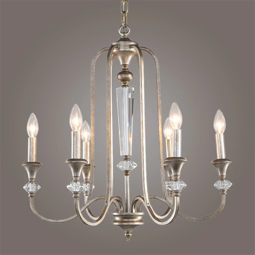 

Американские Ретро Свечи Люстры Кристалл Страна Французская Гостиная Кухня Лампа Спальня Ресторан Европейское Освещение