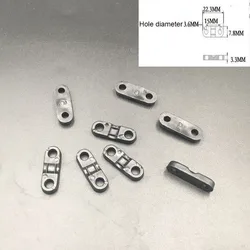 100pcs Black Plastic Cable Clamp Wire Tie Mount Screws Fixed Base
