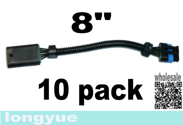 Longyue 10pcs Short 6.5 6.5L Turbo Diesel FSD PMD Relocation Extension Harness/ Cable Case For Cooler Plate 20cm