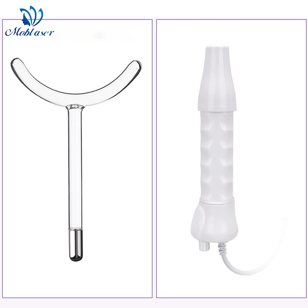 Portable 7 in 1 High Frequency Facial Machine Handheld Electrode Glass Tube Women Face Lifting Tightening Home Use Beauty Device