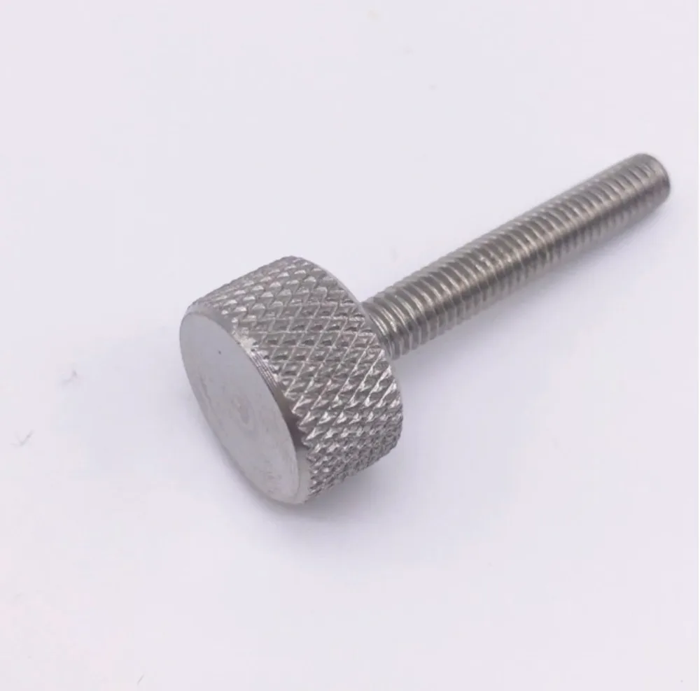 

Wkooa M4x16 Knurled Head Thumb Screws 304 Stainless Steel