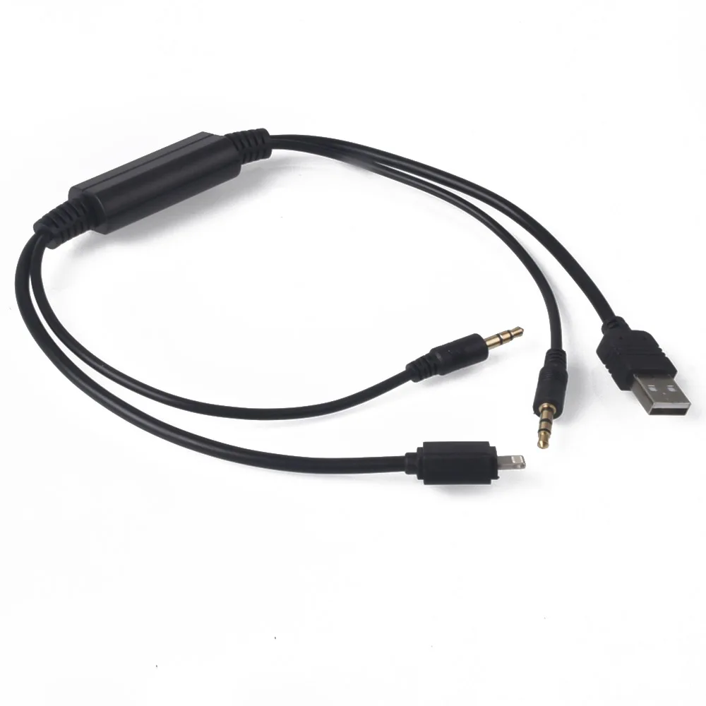 

Car-Styling Car AUX Cable USB 3.5MM AUX Adapter Interface Cable For BMW 1 3 6 Series x5 x6 for MINI Cooper