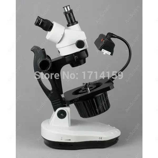 Jewel Gem-AmScope Supplies 3.5X-90X Advanced Jewel Gem Microscope + 5MP Camera Win7/8 & Mac OS