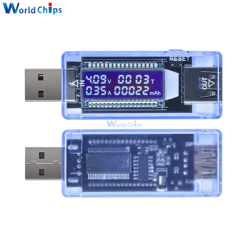 Digital Dispay 3.5-7V USB Tester Current Voltage Charger Capacity Doctor Quick Charge Power Bank Meter Voltmeter