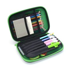 Trousse SвTransparente de Grande Capacité pour Garçon, Noire, 138 Pièces