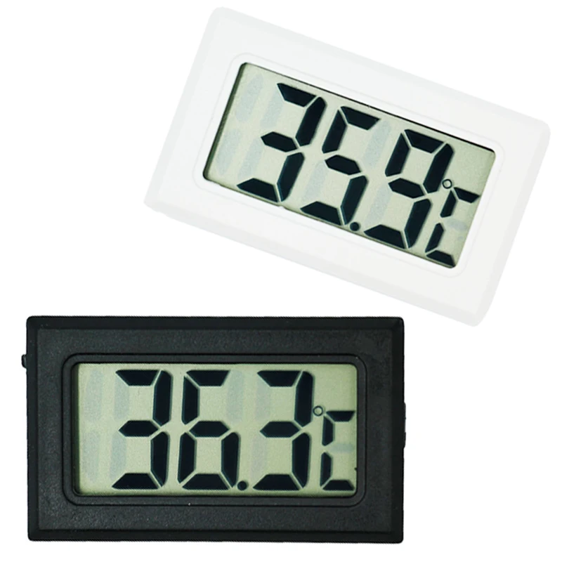 Mini Lcd Digitale Thermometer Hygrometer Temperatuur Indoor Handig Temperatuursensor Vochtigheid Meter Gauge Instrumenten Kabel