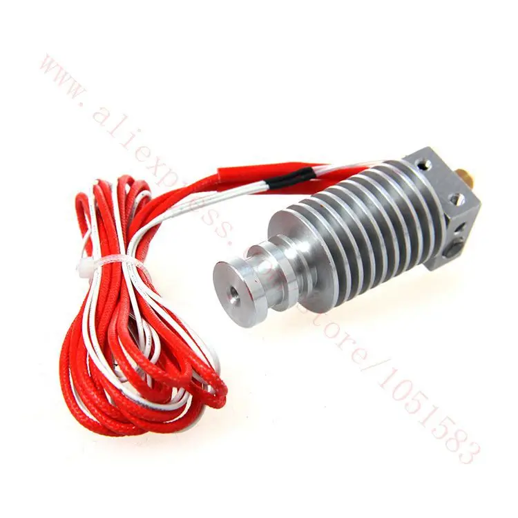 3D Máy In Lội Giàn Phơi Tất Cả Kim Loại V5 Hotend J-Đầu Nóng Đầu Có Nóng & Cảm Biến Nhiệt, 1.75/3Mm, 0.2-Đầu Phun 0.5Mm Tùy Chọn