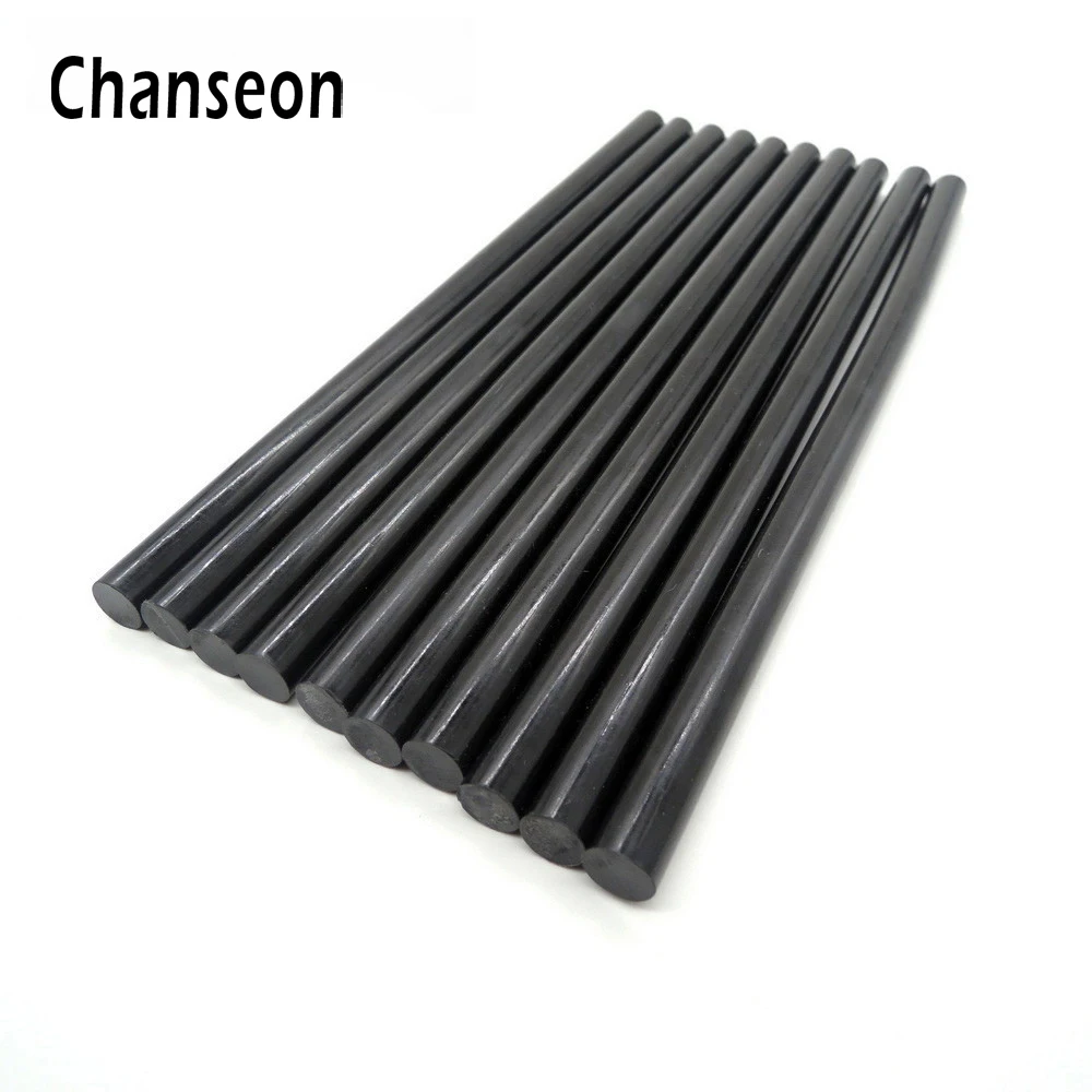 

Chanseon Hot Melt Glue Sticks Glue Black Alloy Accessories 10pcs/lot 11mm DIY Tools Adhesive Repair 270mm Length