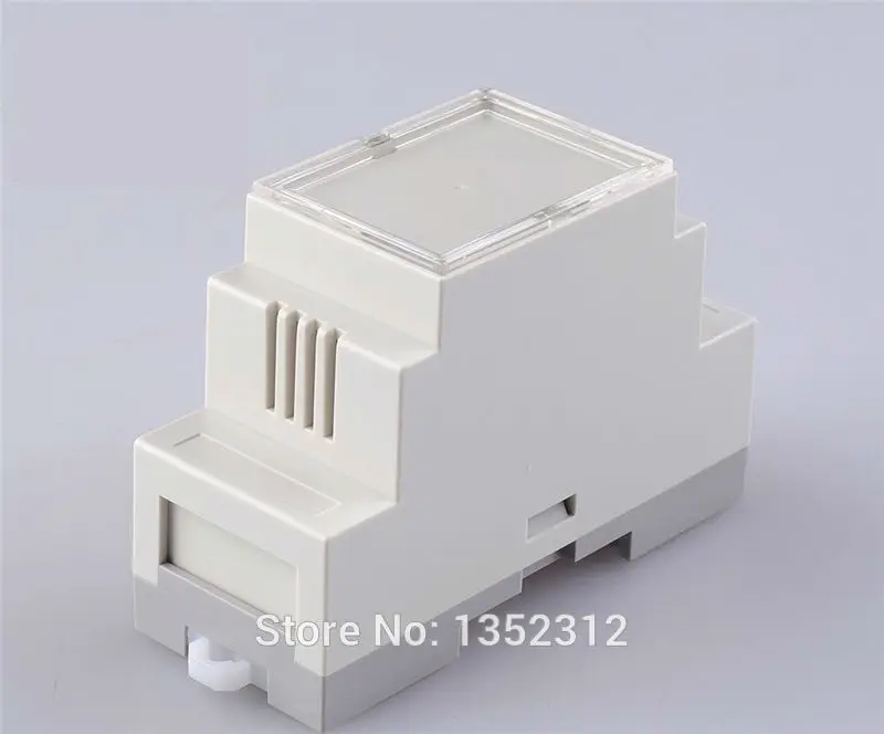 4 pcs/lot 87*60*36mm PLC Switch box industrial boxes electrical box abs plastic case standard din rail enclosure control box