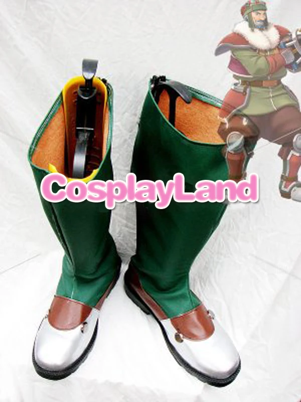 

The Legend of Heroes VI Doln Capua Halloween Cosplay Boots Shoes Anime Party Cosplay Boots Adult Men Shoes