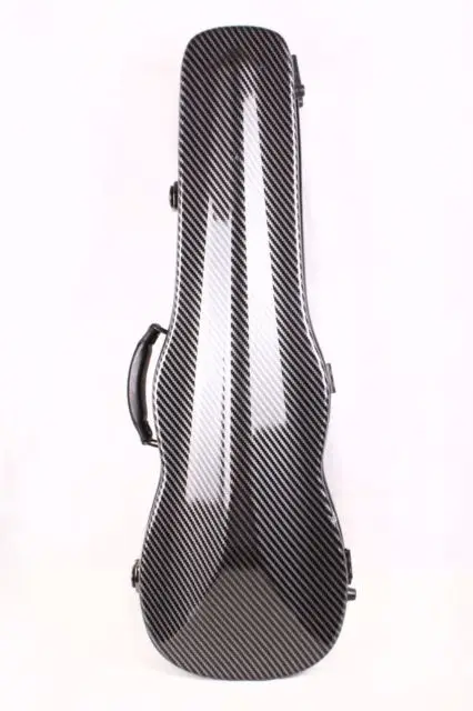 

one new Carbon fiber violin case 4/4 size fiber case Carbon fiber skin Strong light Durable black color white color