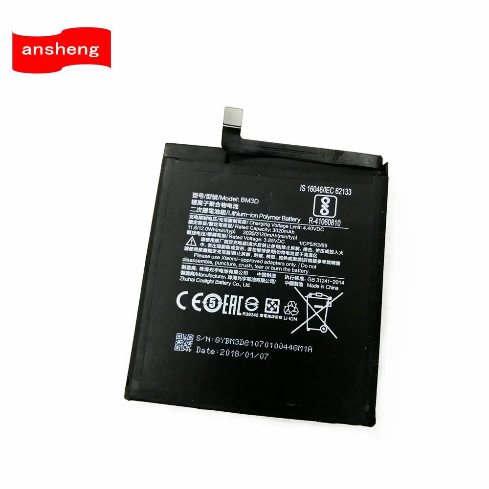 

High Quality 3020/3120mAh BM3D Battery For Xiaomi Mi 8 SE 8SE Mi8se Mobile Phone