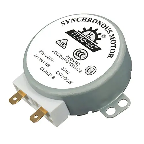 AC 220V-240V 4W 50Hz CW/CCW Microwave Turntable Turn Table Synchronous Motor TYJ50-8A7 D Shaft 4 RPM