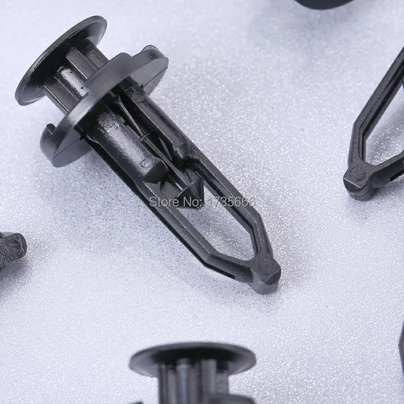

500PCS Universal For Toyota 52161-20010 Front & Rear Bumper Cover Push Type Retainers Clips