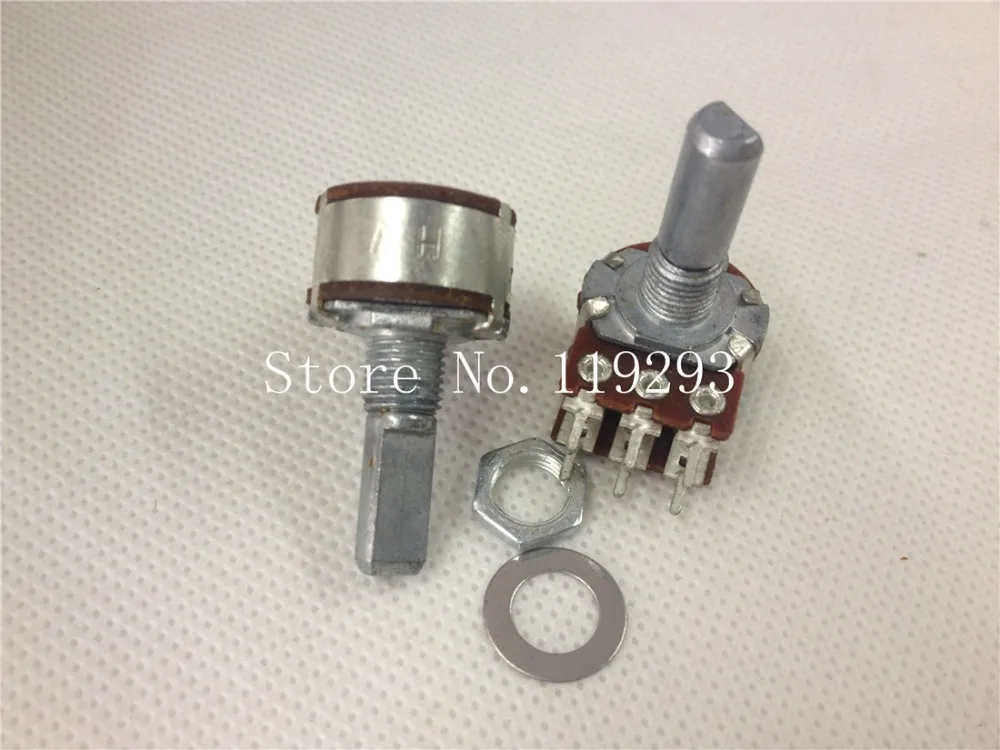 [BELLA]HV double potentiometer B50K B50KX2 6PIN 20MMF Axle--20PCS/LOT