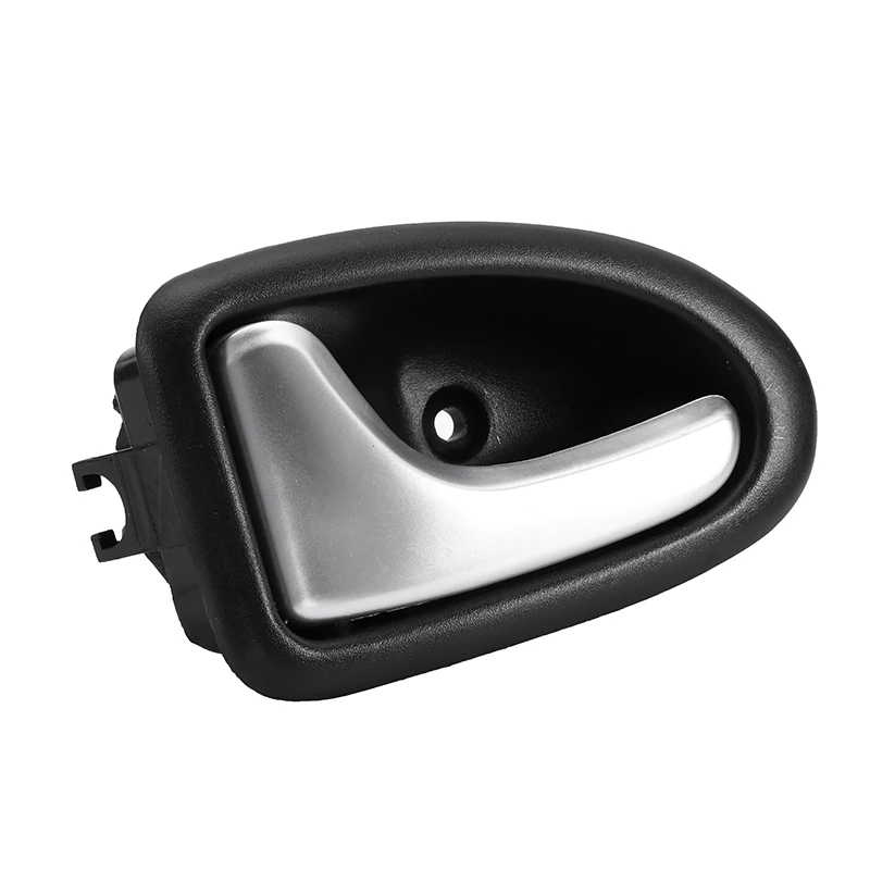 Poignée de Porte Intérieure de Voiture, 1 Paire, Argent 256, pour Renault Clio 2000-2009 2/3-4/5 Portes