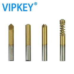 VIPKEY letter bead bit hole saw drill bits guide  set for vertical key  cutting machine locksmiths tools 4pcs/lot