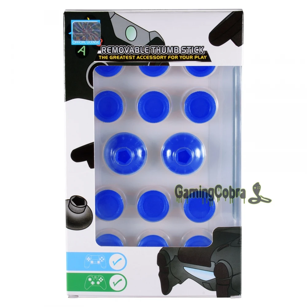 Bastoncini analogici rimovibili blu extreme merate stick per levette per Xbox One Elite per PS4 per Controller PS3