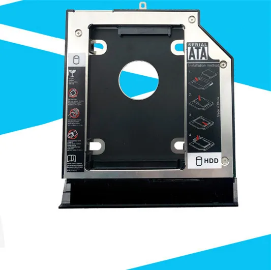 

2nd HDD SSD hard drive caddy For Lenovo ideapad 110-15 110-17 + bezel