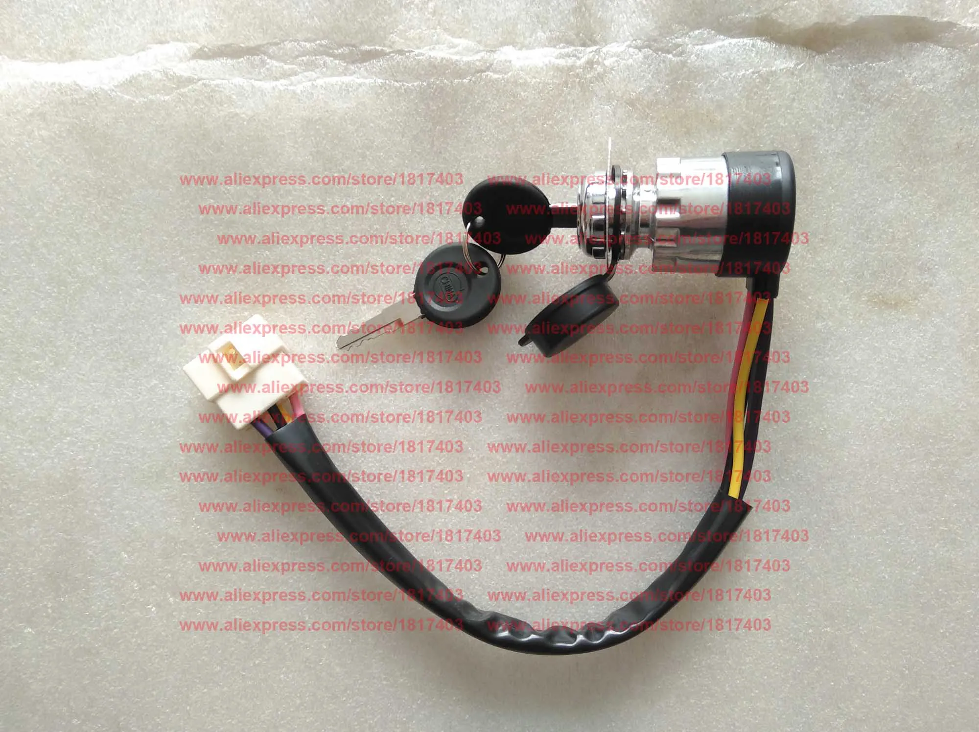 JK324 starting switch (ignition barrel), DONGFENG / DF / EAST WIND / Midway / Taskmaster Tractor Parts, DF254, DF304, DF354, 404
