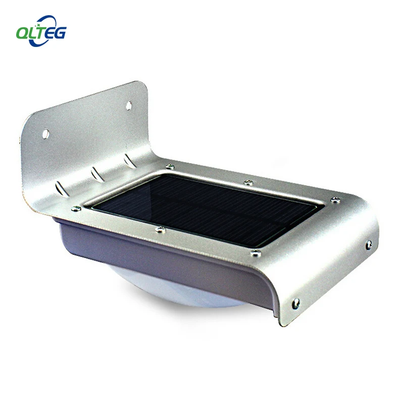 Imagem -01 - Led de Energia Solar Sensor Movimento Jardim Lâmpada Segurança ao ar Livre à Prova Impermeável Água Solar Luzes Luminária Novo 16 led de energia solar sensor movimento jardim lampada seguranca ao ar livre a prova impermeavel agua solar luzes luminaria novo 16 01
