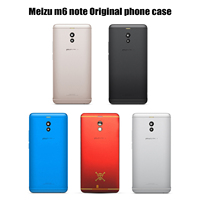 For Meizu m6 note Original Housing For Meizu M6 Note Metal Battery Back Cover Mobile Phone Replacement Parts Case + Buttons Lens