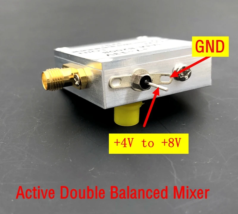 IAM81008 Active Double Balanced Mixer 8DB Mixing Gain 50MHZ-5GHZ Broadband+5V Power Supply