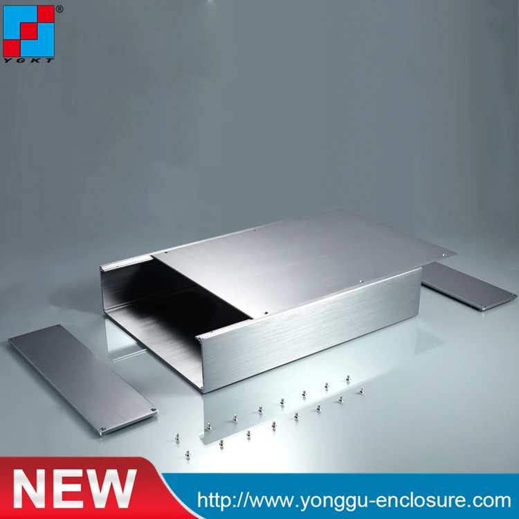 256*70.2*340mm  Extruded Aluminum Box Enclosure Case Project electronic DIY Aluminum Sase Sleeve