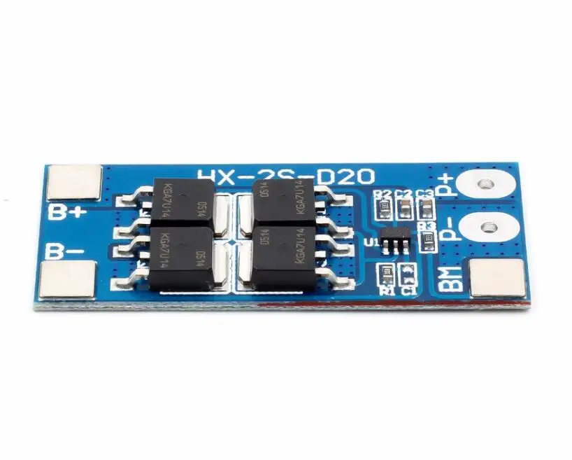 2S 7.4V18650 lithium battery protection board 8.4V 13A operating current 20A current limiting Connector