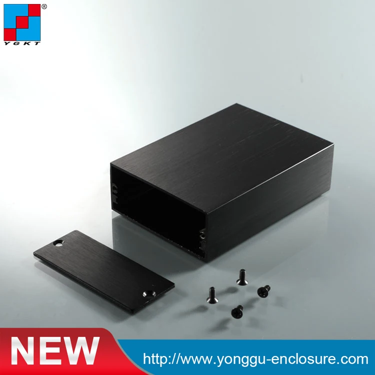 Metal Enclosure With Aluminum End Panels 58*24*80 mm (wxhxl) project boxes